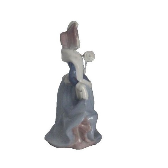 Gerold Porzelllan Vintage W. Germany Porcelain Victorian Woman 7 1/2" tall - Picture 2 of 4